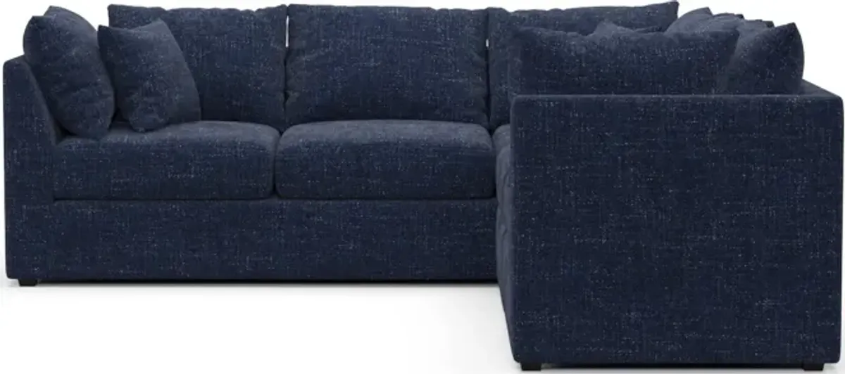 Nest Foam Comfort Sectional - Sundar Navy