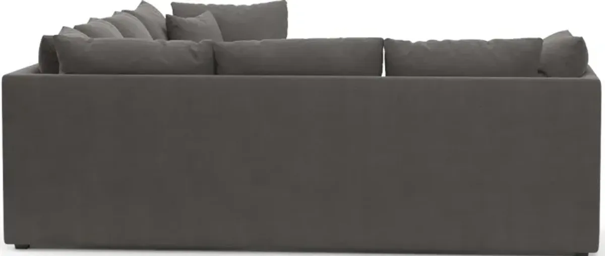 Nest Foam Comfort 3-Piece Large Sectional - Merrimac Ash