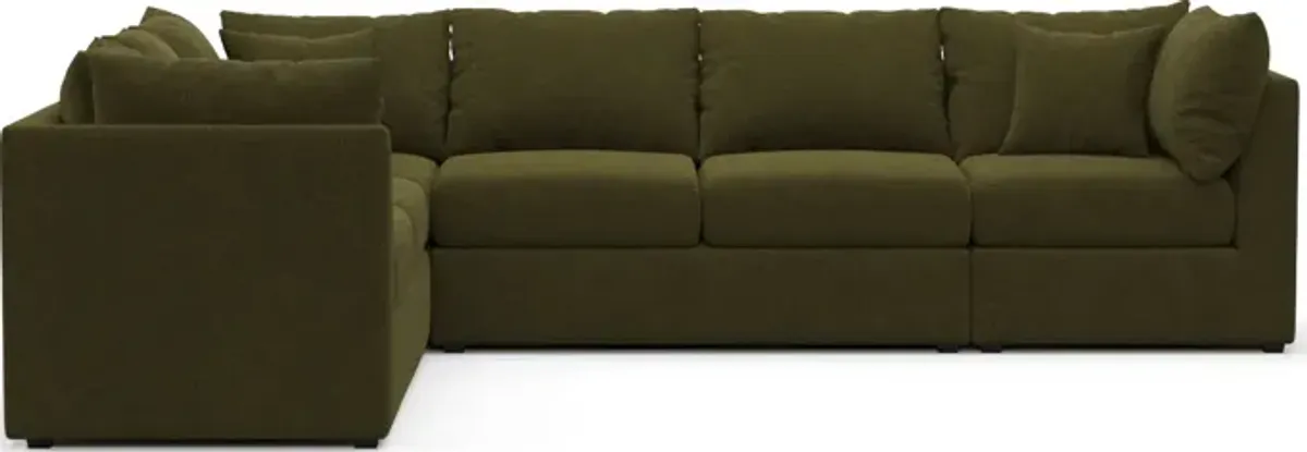 Nest Foam Comfort Sectional - Midcentury Peat
