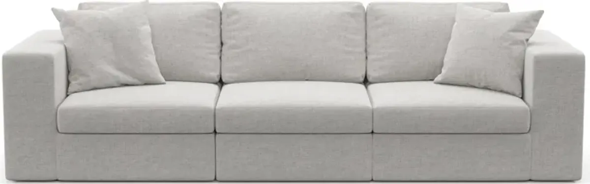 Collin Hybrid Comfort 3-Piece Sofa - Adario Fog