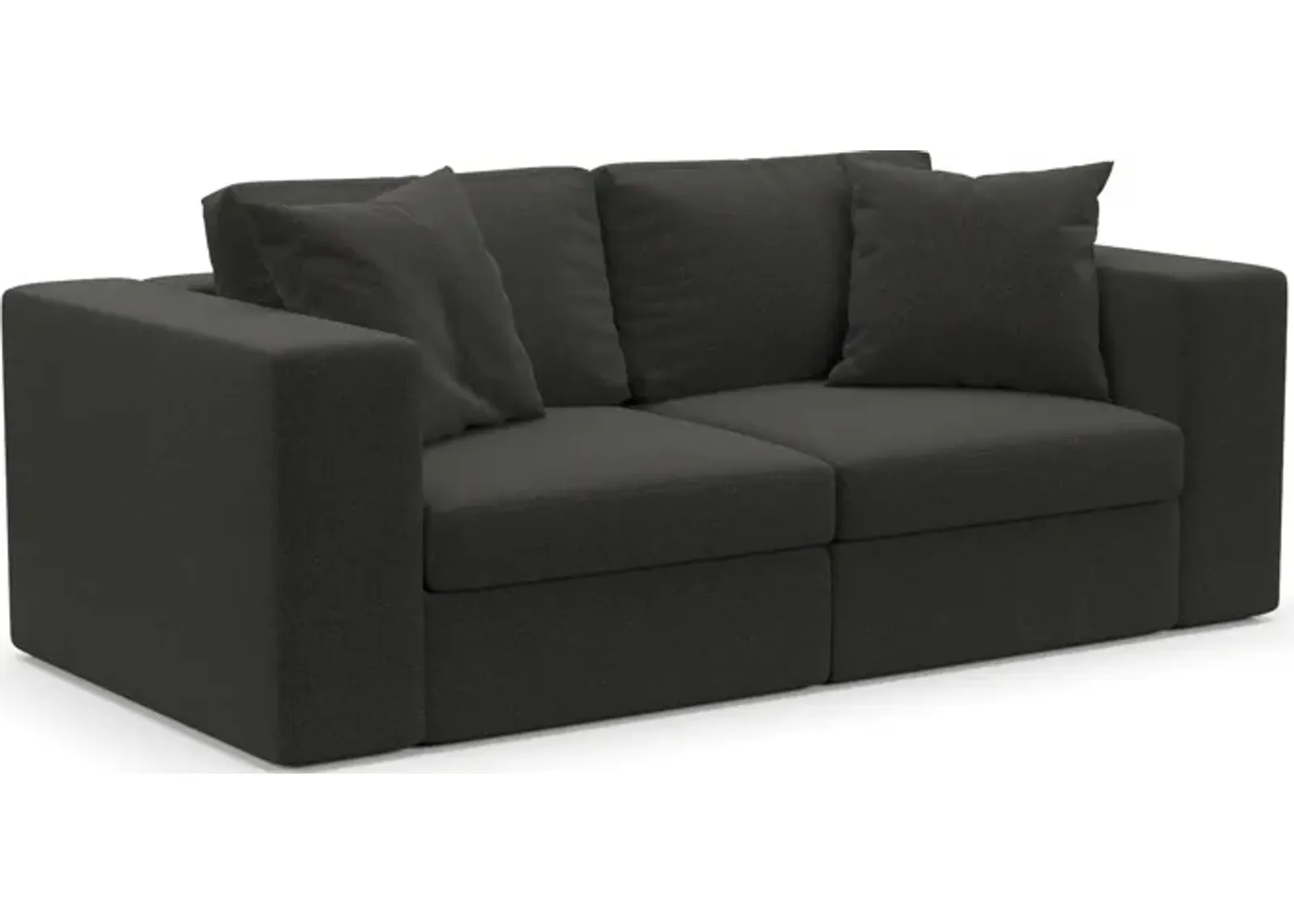 Collin Foam Comfort 2-Piece Sofa - Liv Onyx