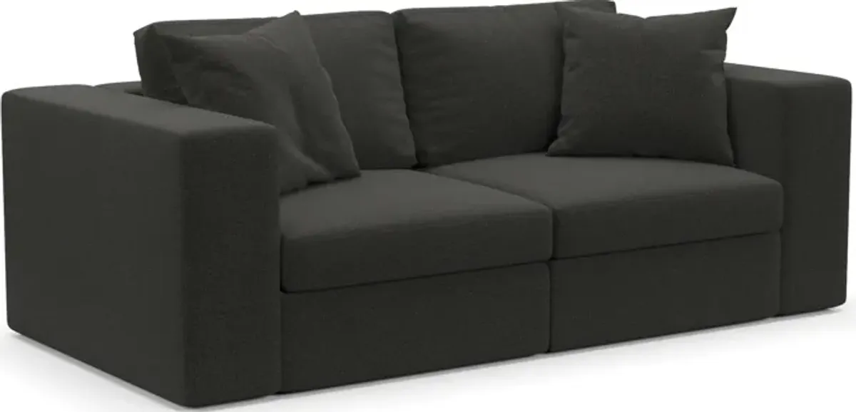 Collin Foam Comfort 2-Piece Sofa - Liv Onyx