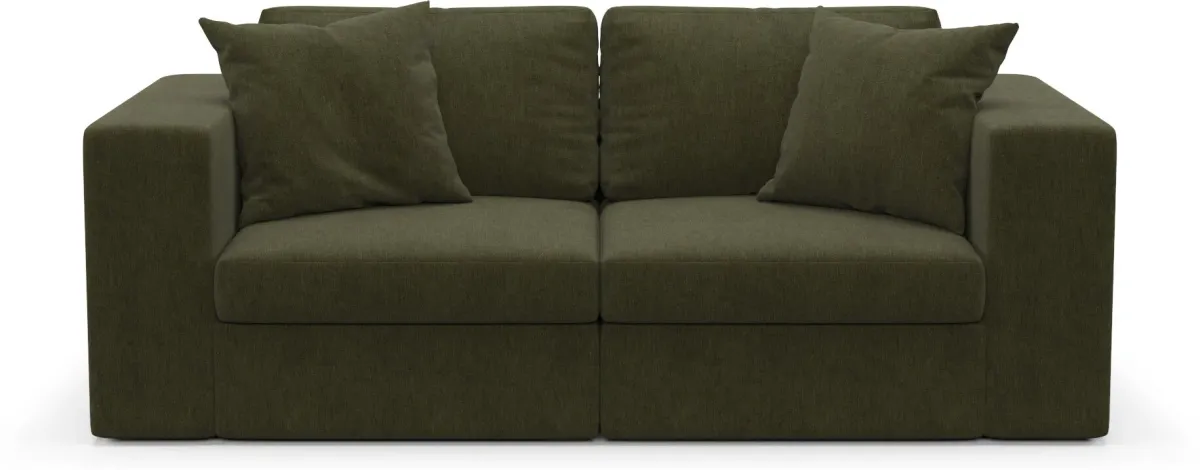 Collin Hybrid Comfort Sofa - Marina Moss
