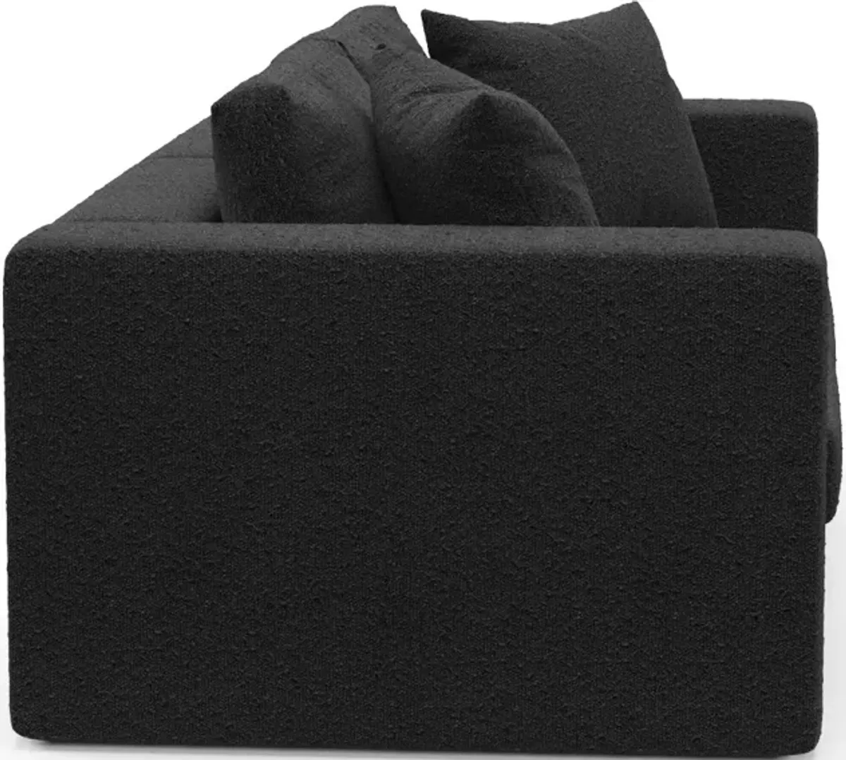 Collin Foam Comfort 2-Piece Sofa - Bloke Obsidian