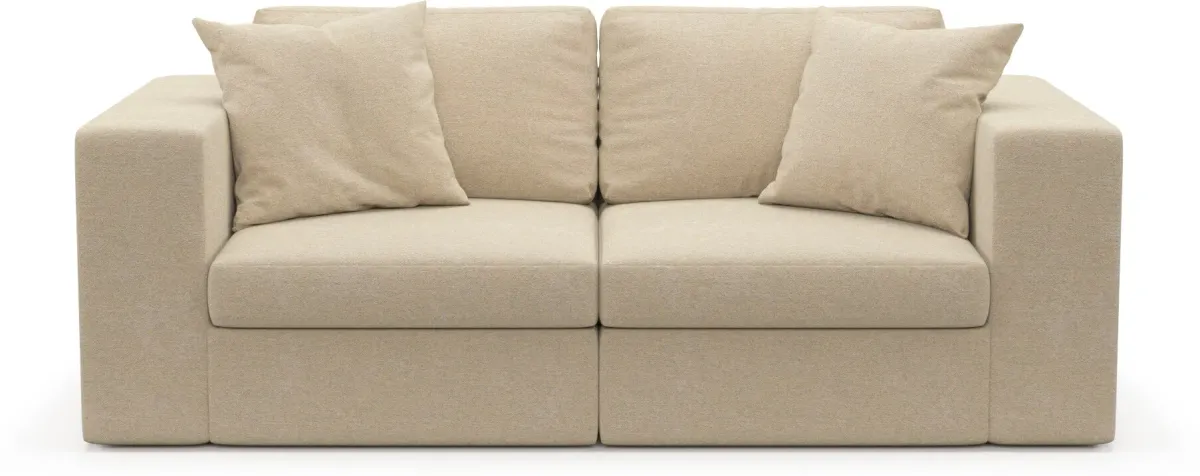 Collin Foam Comfort Sofa - Midcentury Sand