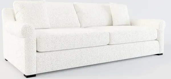 Bowery Foam Comfort 97" 25"D Sofa - River Rock Ivory