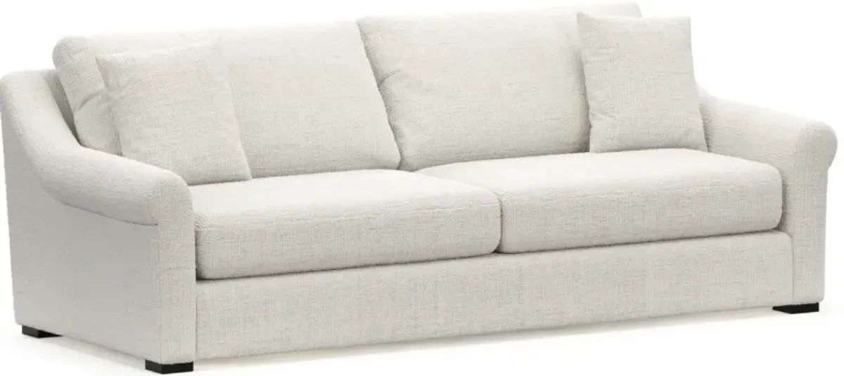 Bowery Foam Comfort 97" Sofa - Bantu Pearl