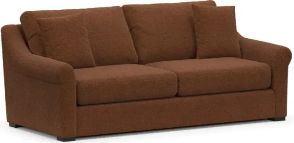 Bowery Foam Comfort Sofa - Nora Chocolate