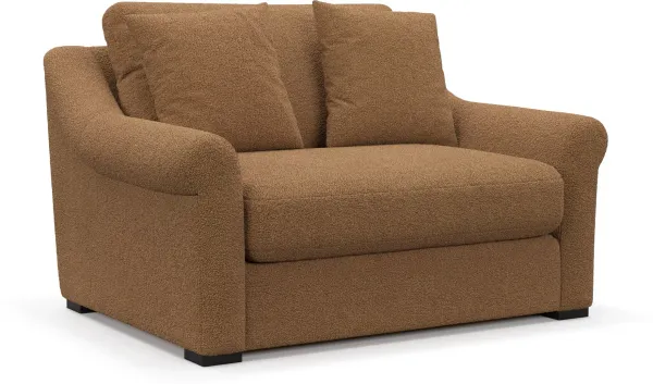 Bowery Foam Comfort Chair and a Half - Texel Caramel