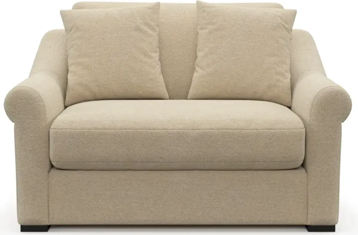 Bowery Foam Comfort Corner Chair - Midcentury Sand