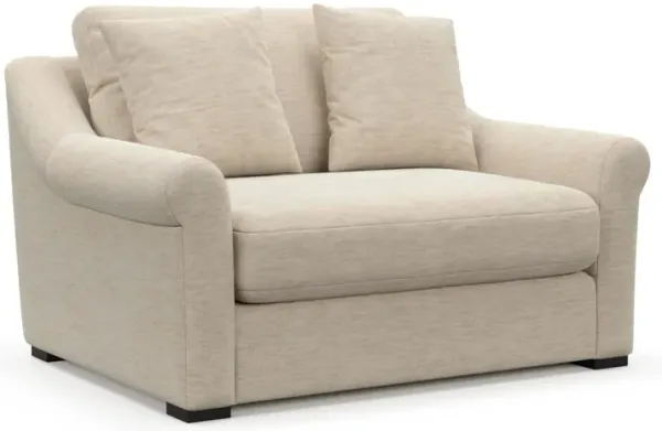 Bowery Foam Comfort Chair and a Half - Luscious Champagne