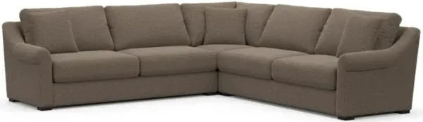 Bowery Foam Comfort 3-Piece Sectional - Liv Umber