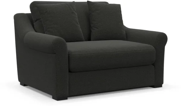 Bowery Foam Comfort Chair and a Half - Liv Onyx