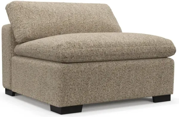 Plush Core Comfort Armless Chair - Haley Sand