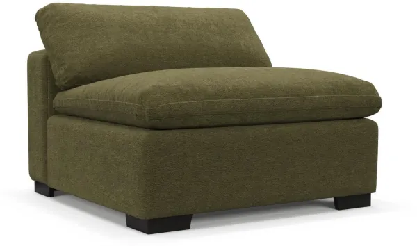 Plush Core Comfort Armless Chair - Expedition Olive