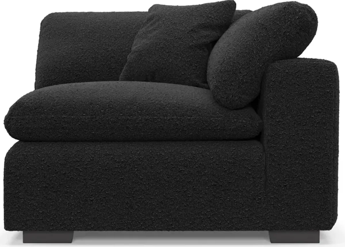 Plush Core Comfort Corner Chair - Bloke Obsidian