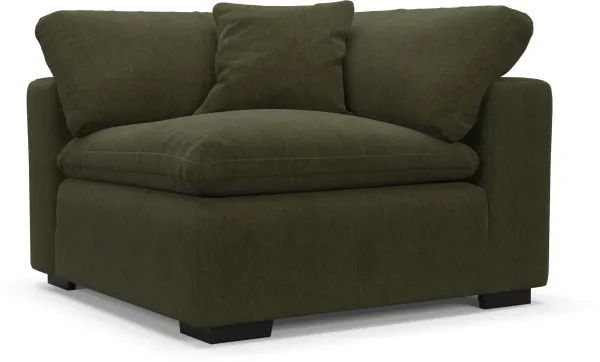 Plush Core Comfort Corner Chair - Marina Moss