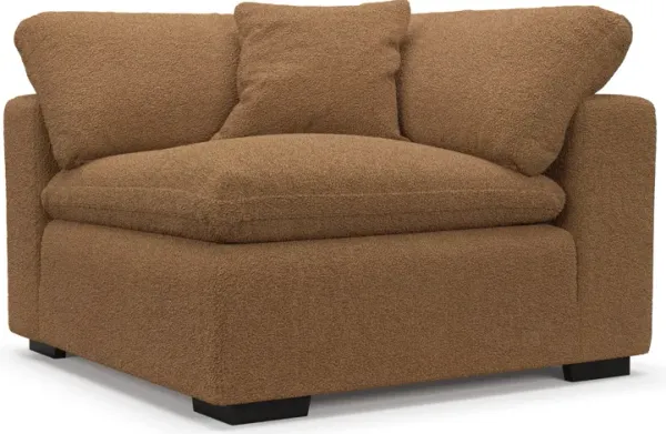 Plush Core Comfort Corner Chair - Texel Caramel
