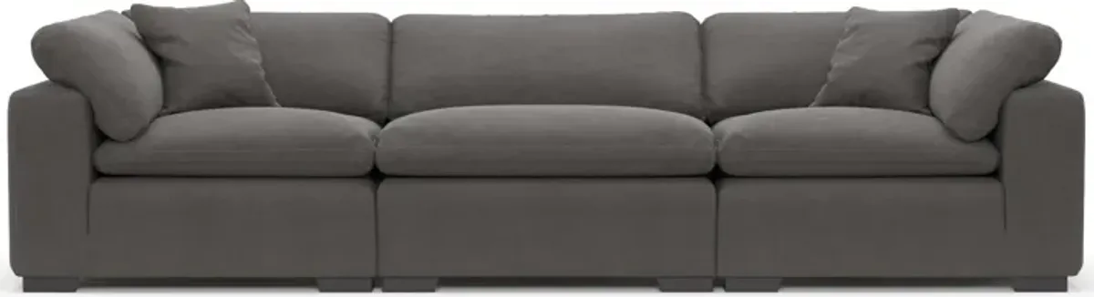 Plush Core Comfort 3-Piece Sofa - Merrimac Ash