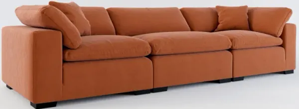 Plush Core Comfort 3-Piece Sofa - Merrimac Brick