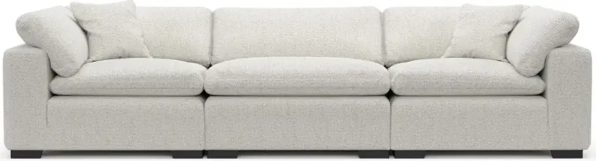 Plush Core Comfort 3-Piece Sofa - River Rock Ivory