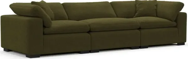 Plush Core Comfort Sofa - Midcentury Peat