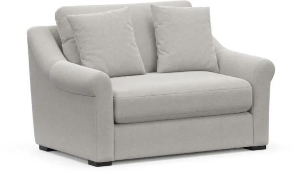 Bowery Foam Comfort Chair and a Half - Basker Dove