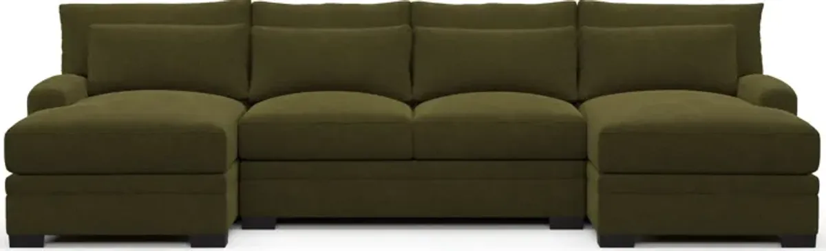 Winston Hybrid Comfort Sectional - Midcentury Peat