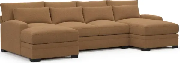 Winston Foam Comfort Sectional - Texel Caramel