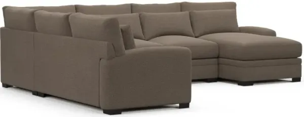 Boston Hybrid Comfort Sectional - Liv Umber