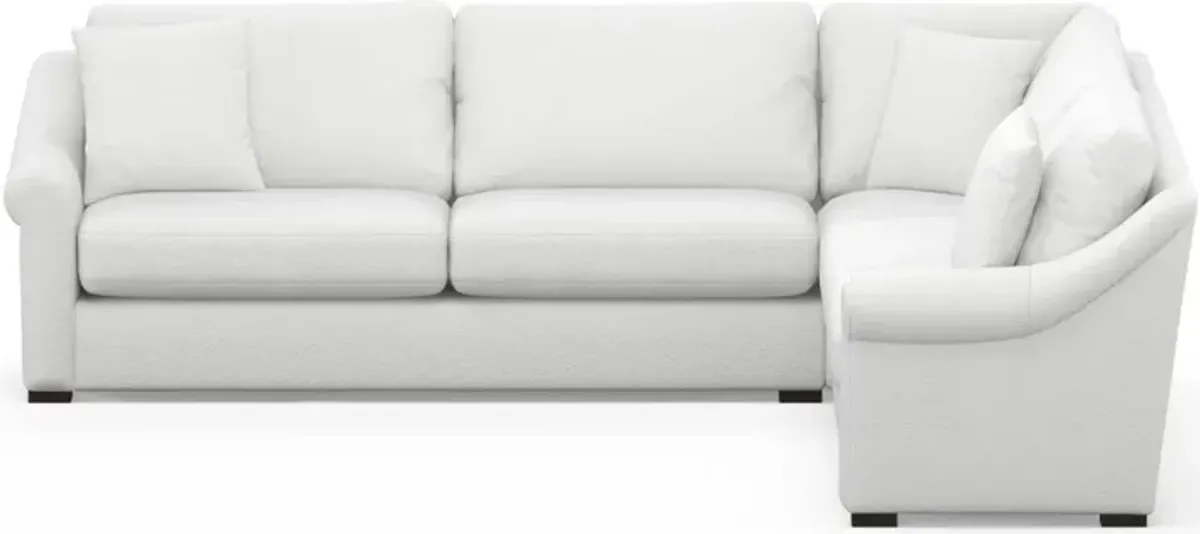 Bowery Foam Comfort 3-Piece Sectional - Lovie Chalk