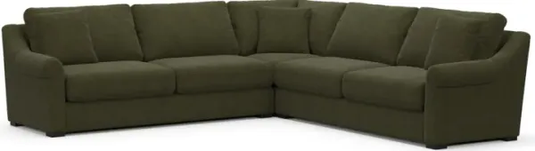 Bowery Foam Comfort Sectional - Marina Moss