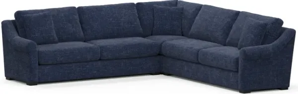Bowery Foam Comfort Sectional - Sundar Navy