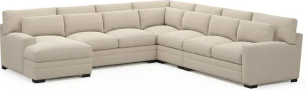 Boston Hybrid Comfort Sectional - Basker Antique