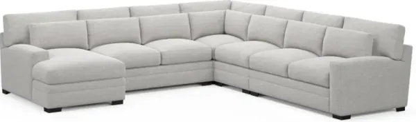 Boston Hybrid Comfort Sectional - Adario Fog