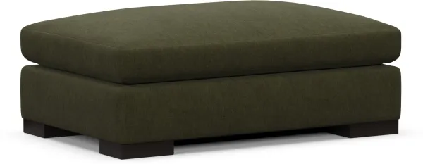 Ethan Foam Comfort Ottoman - Marina Moss
