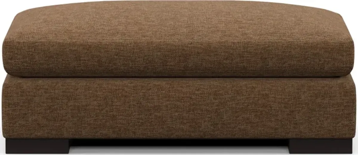 Ethan Foam Comfort Ottoman - Balvi Truffle