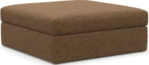 Ethan Hybrid Comfort Ottoman - Balvi Truffle