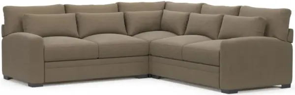 Boston Hybrid Comfort Sectional - Merrimac Brownstone