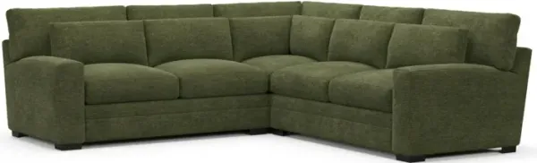 Boston Hybrid Comfort Sectional - Luscious Green