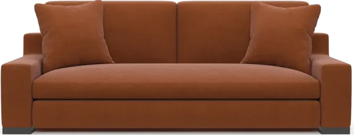 Ethan Foam Comfort Sofa - Merrimac Brick