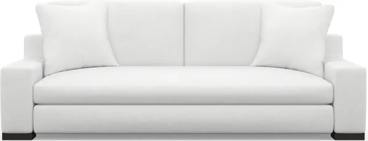 Ethan Hybrid Comfort Sofa - Lovie Chalk