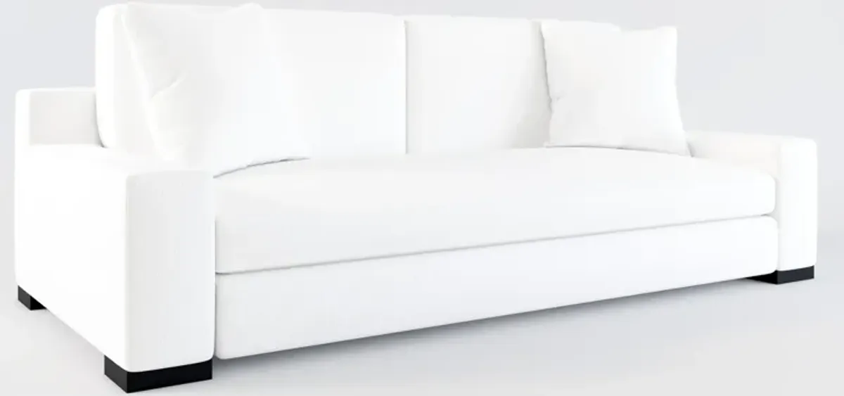 Ethan Hybrid Comfort Sofa - Lovie Chalk