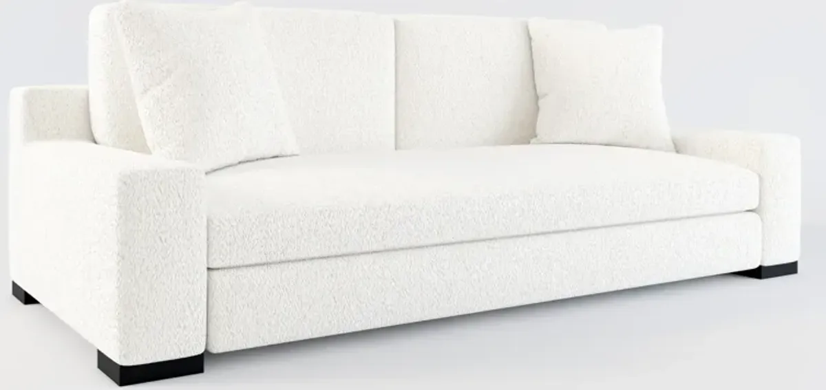 Ethan Hybrid Comfort Sofa - River Rock Ivory