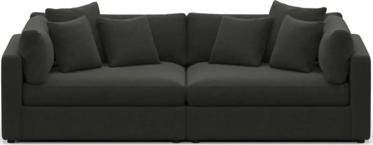 Sasha Foam Comfort Sofa - Liv Onyx