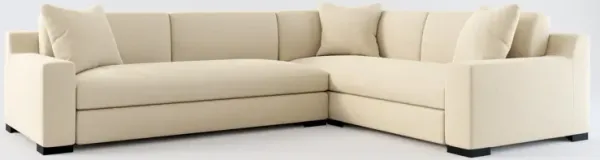 Ethan Foam Comfort 2-Piece Sectional with Left-Facing Sofa - Merrimac Ecru