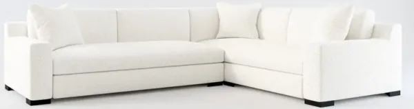 Ethan 2-Piece Foam Comfort Sectional with Left-Facing Sofa - River Rock Ivory