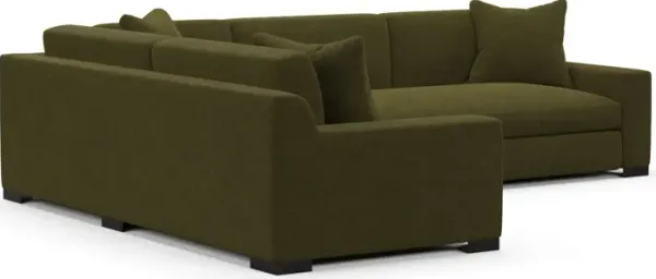 Ethan Foam Comfort Sectional - Midcentury Peat