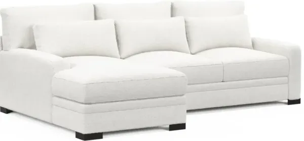 Boston Foam Comfort Sectional - Blimey Cloud