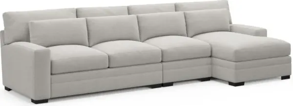 Boston Foam Comfort Sectional - Basker Dove